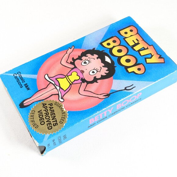 3/$15 1986 BETTY BOOP Classic black and white cartoons VHS tape - Picture 2 of 4